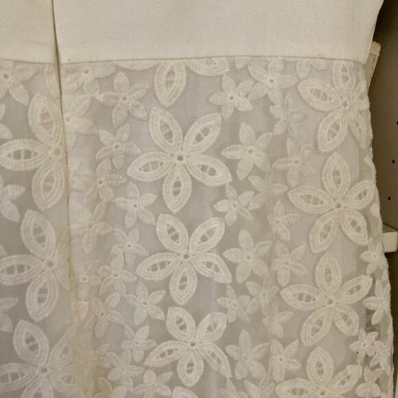 NWT Calvin Klein White Lace Dress 12 - Picture 4 of 8